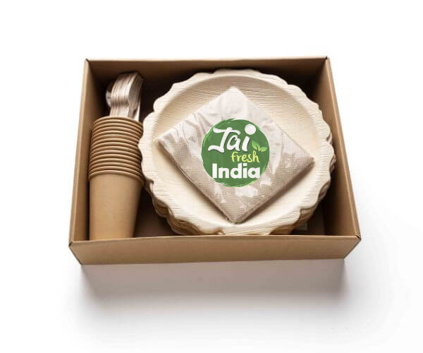 combo areca leaf plates