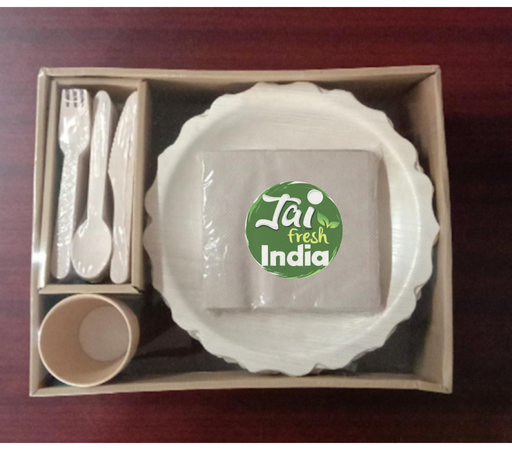 10" Round Scalloped Plate 25C